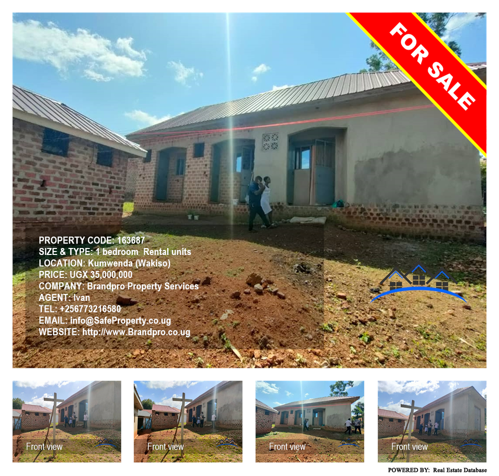 1 bedroom Rental units  for sale in Kumwenda Wakiso Uganda, code: 163687