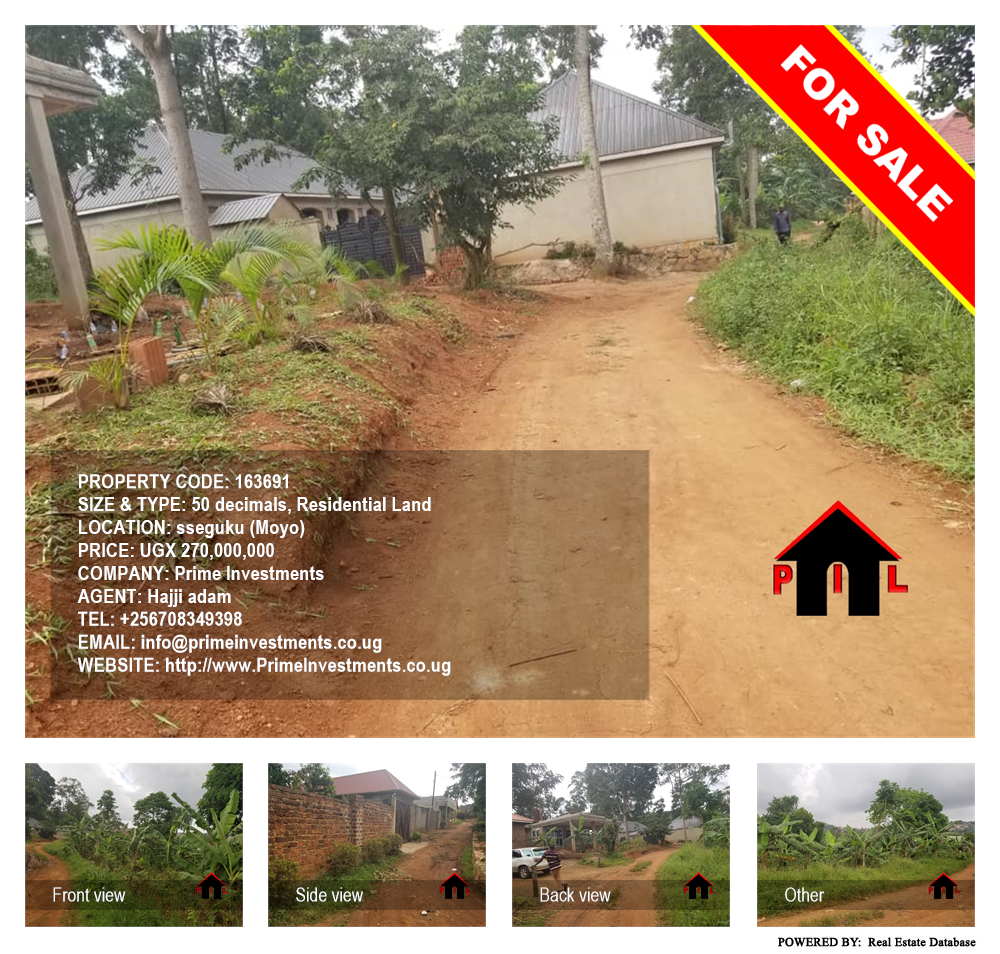 Residential Land  for sale in Seguku Moyo Uganda, code: 163691