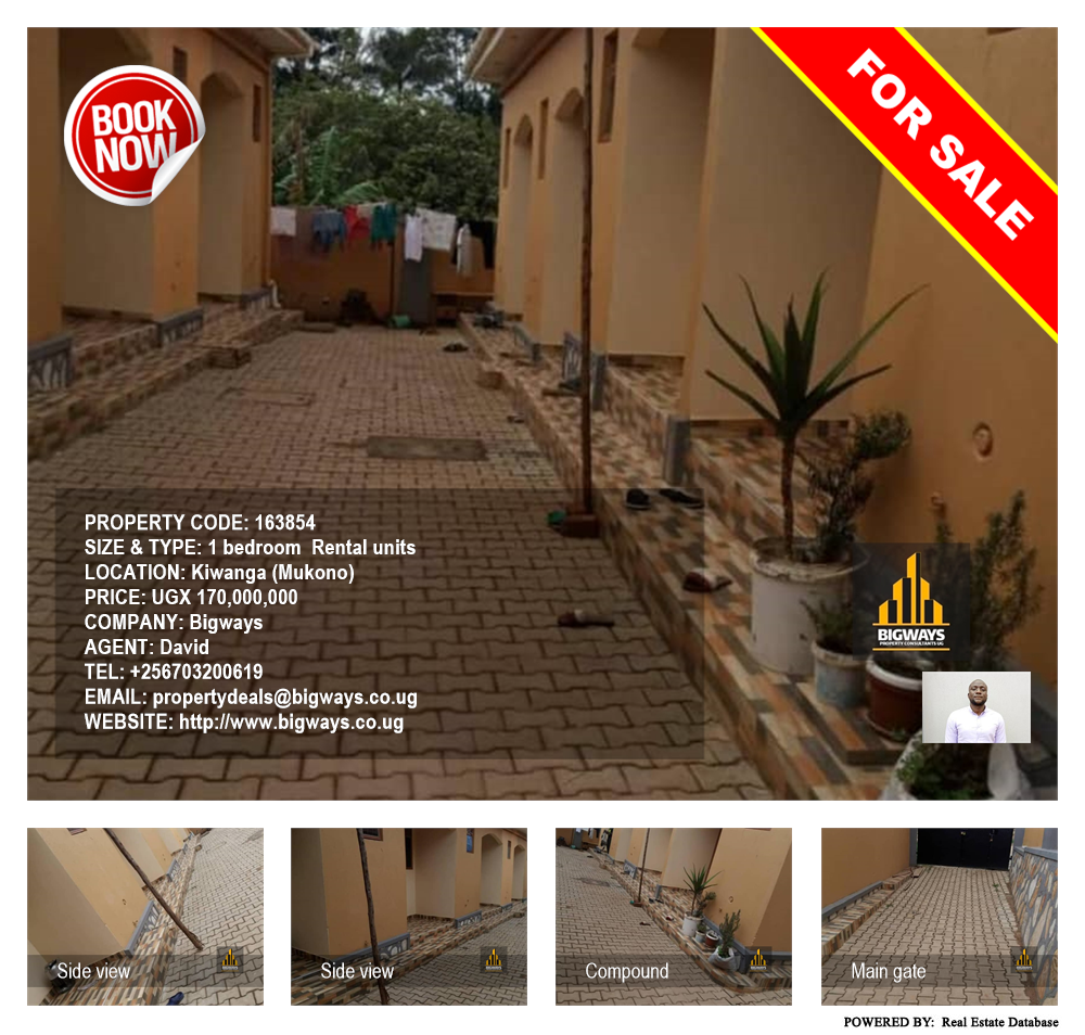 1 bedroom Rental units  for sale in Kiwanga Mukono Uganda, code: 163854