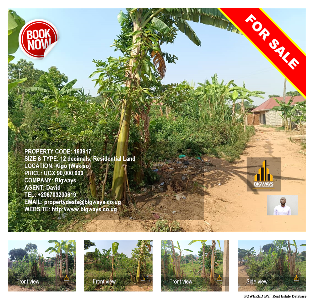 Residential Land  for sale in Kigo Wakiso Uganda, code: 163917