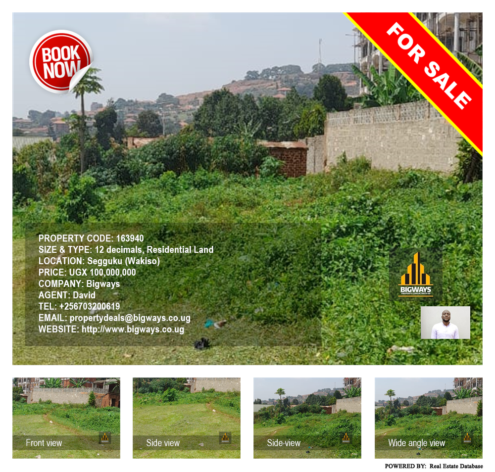 Residential Land  for sale in Seguku Wakiso Uganda, code: 163940