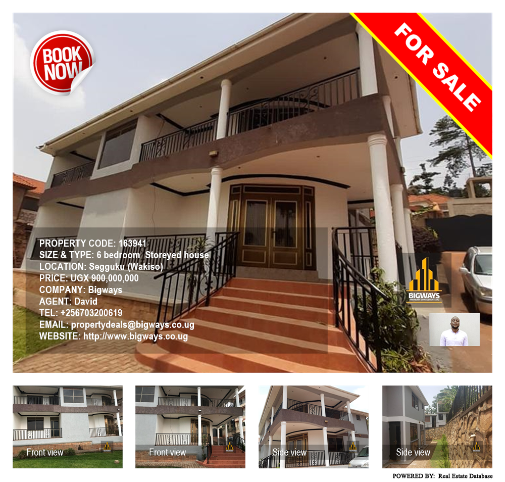 6 bedroom Storeyed house  for sale in Seguku Wakiso Uganda, code: 163941