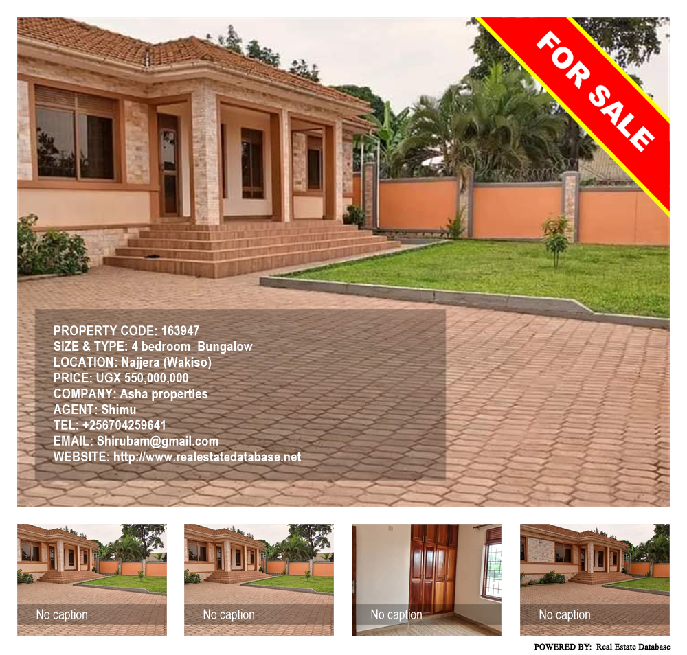 4 bedroom Bungalow  for sale in Najjera Wakiso Uganda, code: 163947
