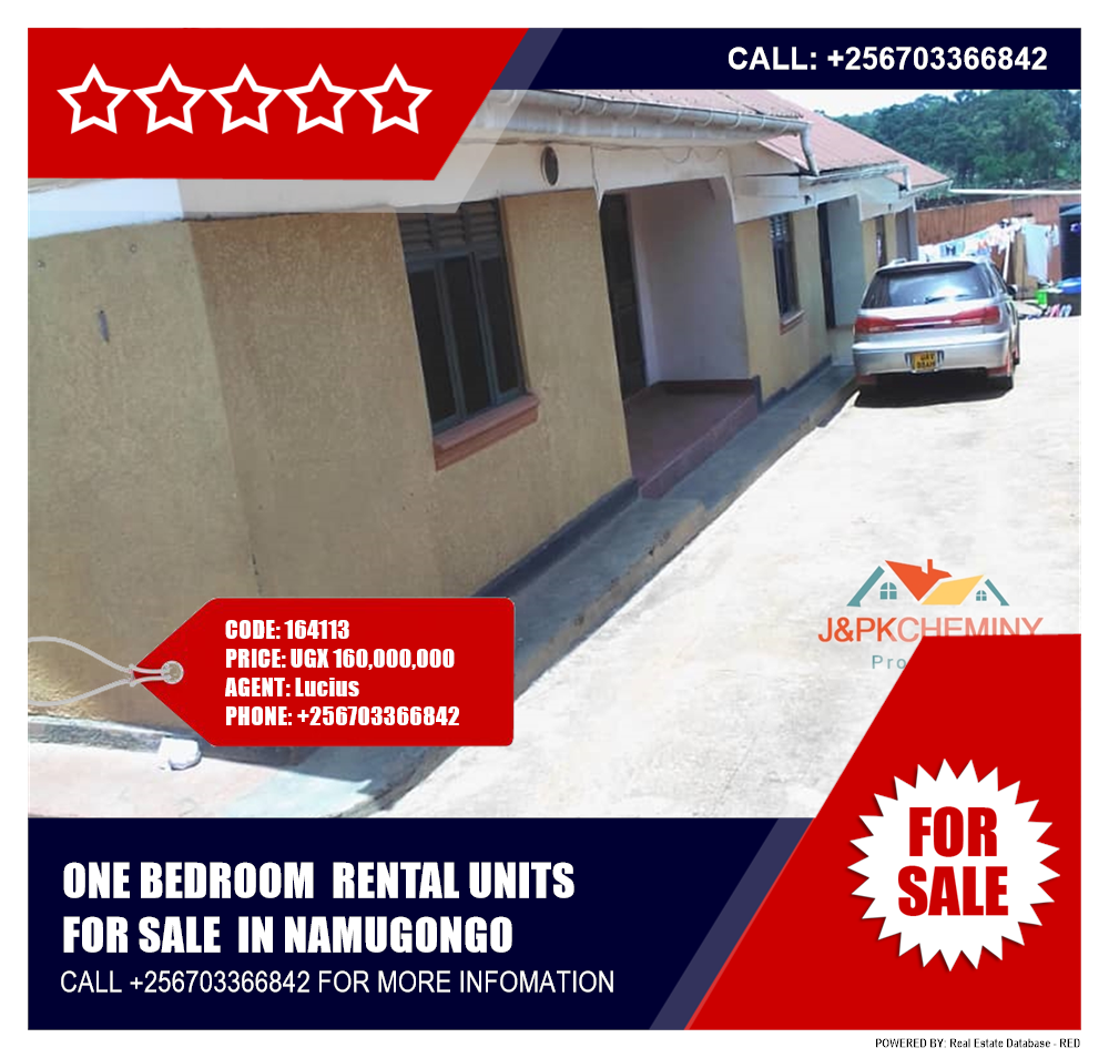 1 bedroom Rental units  for sale in Namugongo Wakiso Uganda, code: 164113