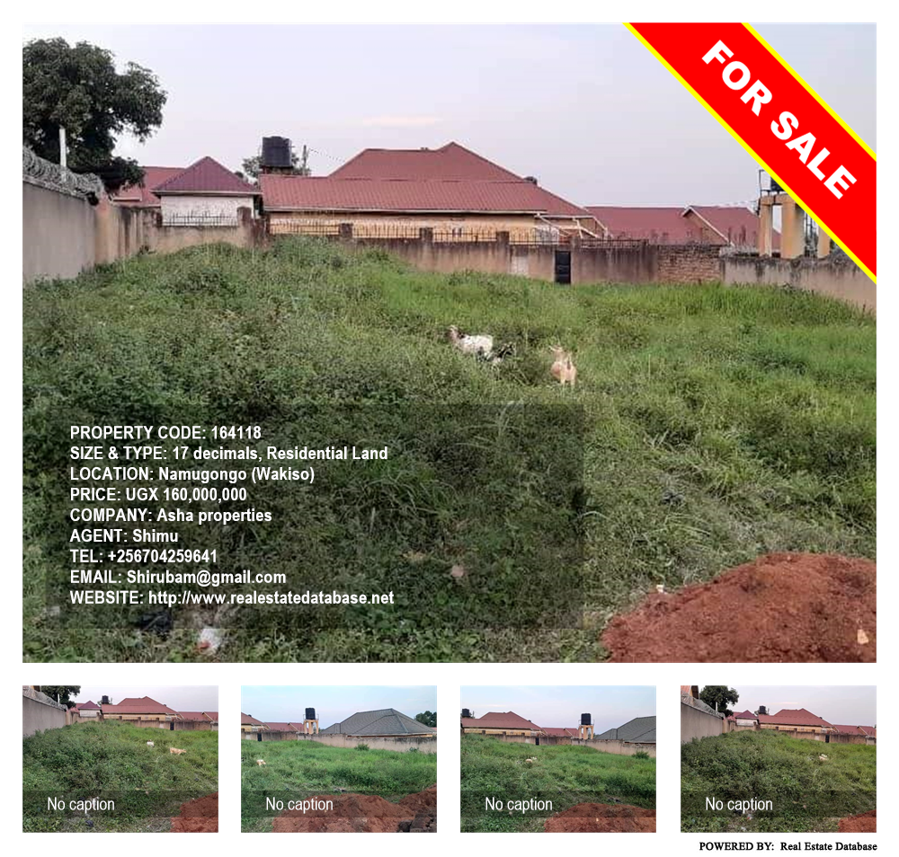 Residential Land  for sale in Namugongo Wakiso Uganda, code: 164118