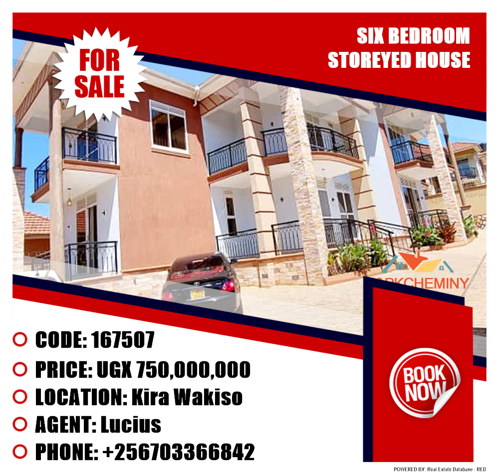 6 bedroom Storeyed house  for sale in Kira Wakiso Uganda, code: 167507