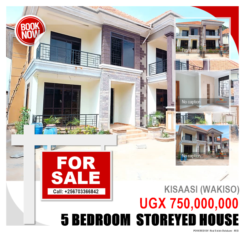5 bedroom Storeyed house  for sale in Kisaasi Wakiso Uganda, code: 167516
