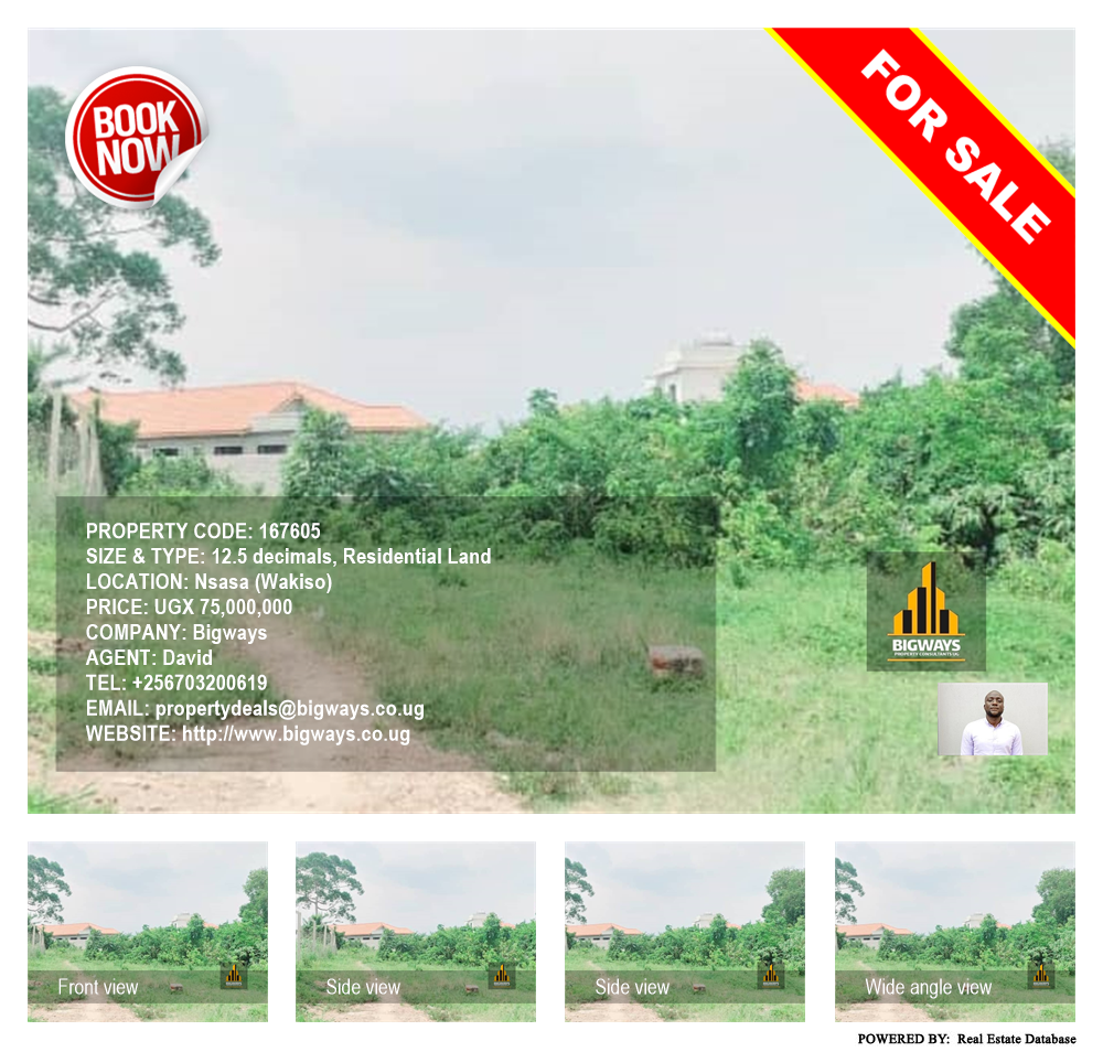 Residential Land  for sale in Nsasa Wakiso Uganda, code: 167605