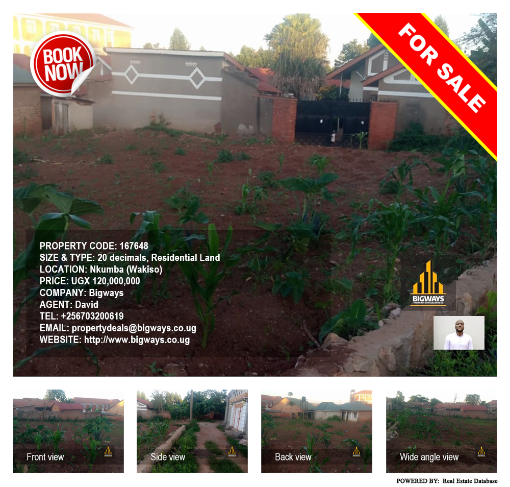 Residential Land  for sale in Nkumba Wakiso Uganda, code: 167648