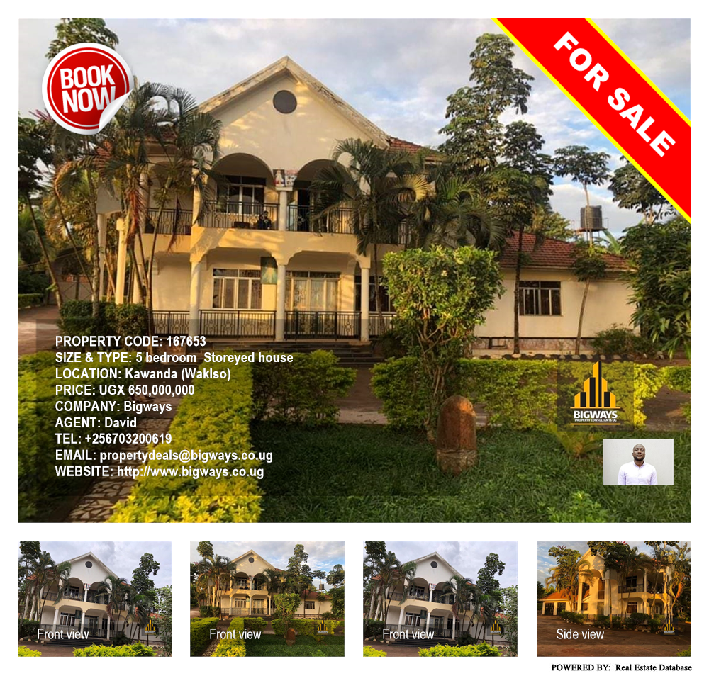 5 bedroom Storeyed house  for sale in Kawanda Wakiso Uganda, code: 167653