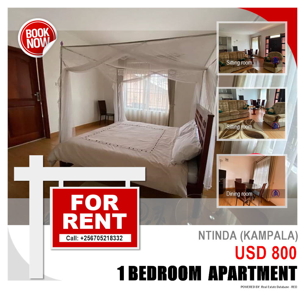 1 bedroom Apartment  for rent in Ntinda Kampala Uganda, code: 167654