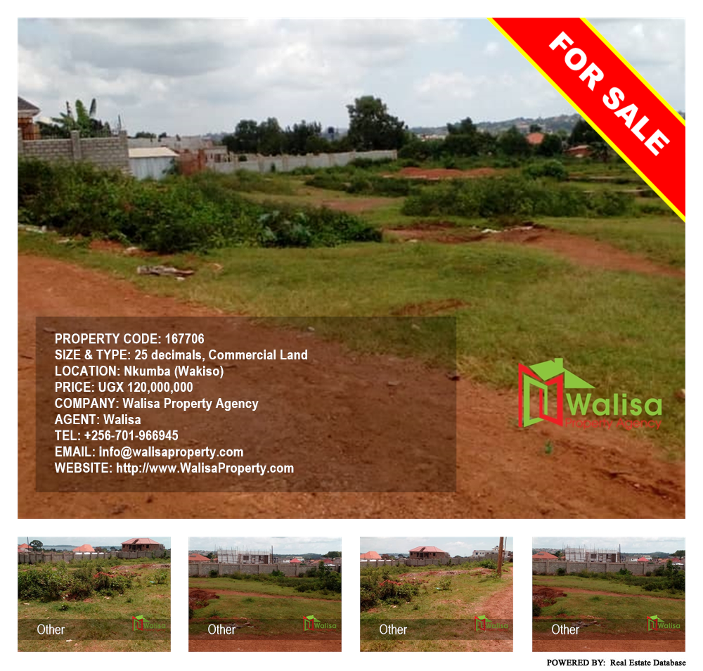 Commercial Land  for sale in Nkumba Wakiso Uganda, code: 167706