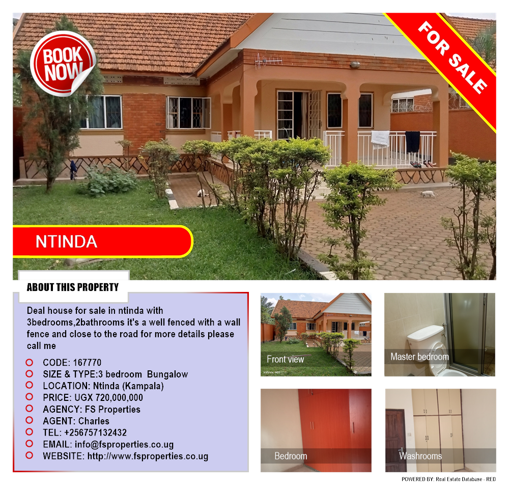 3 bedroom Bungalow  for sale in Ntinda Kampala Uganda, code: 167770