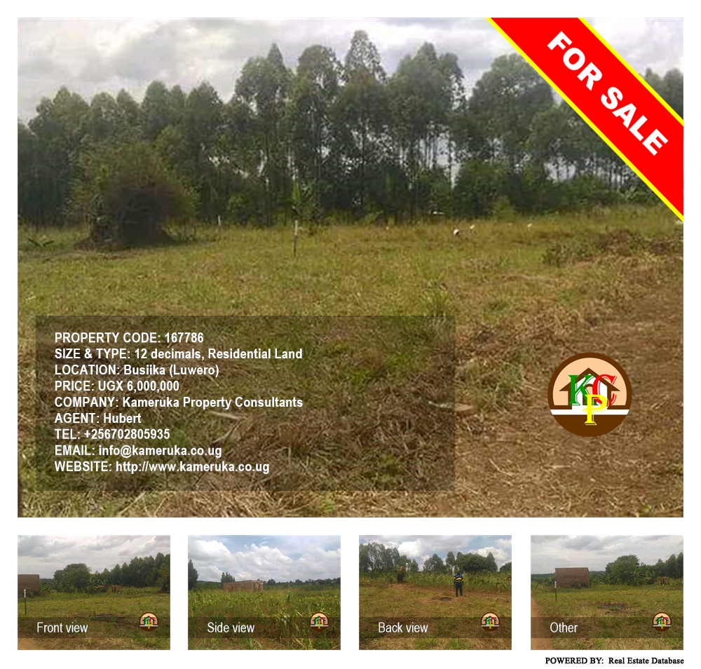 Residential Land  for sale in Busiika Luweero Uganda, code: 167786