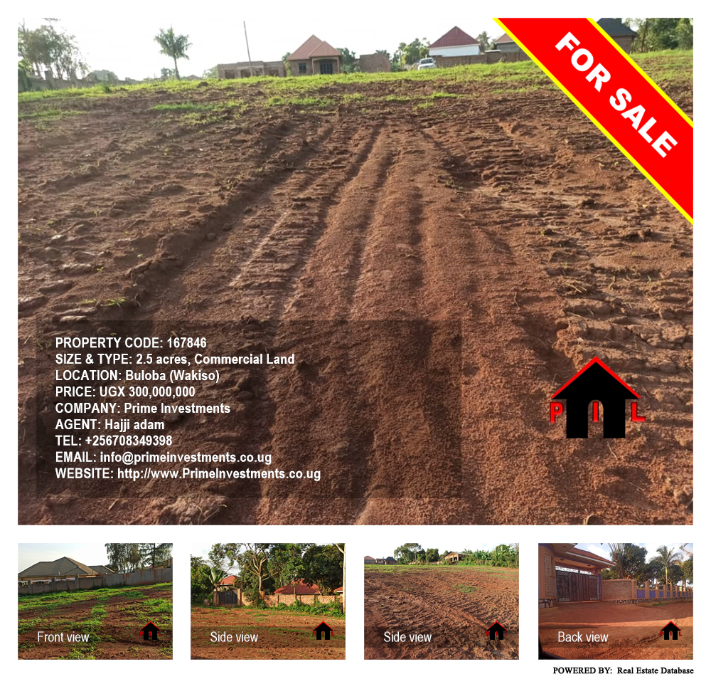 Commercial Land  for sale in Buloba Wakiso Uganda, code: 167846