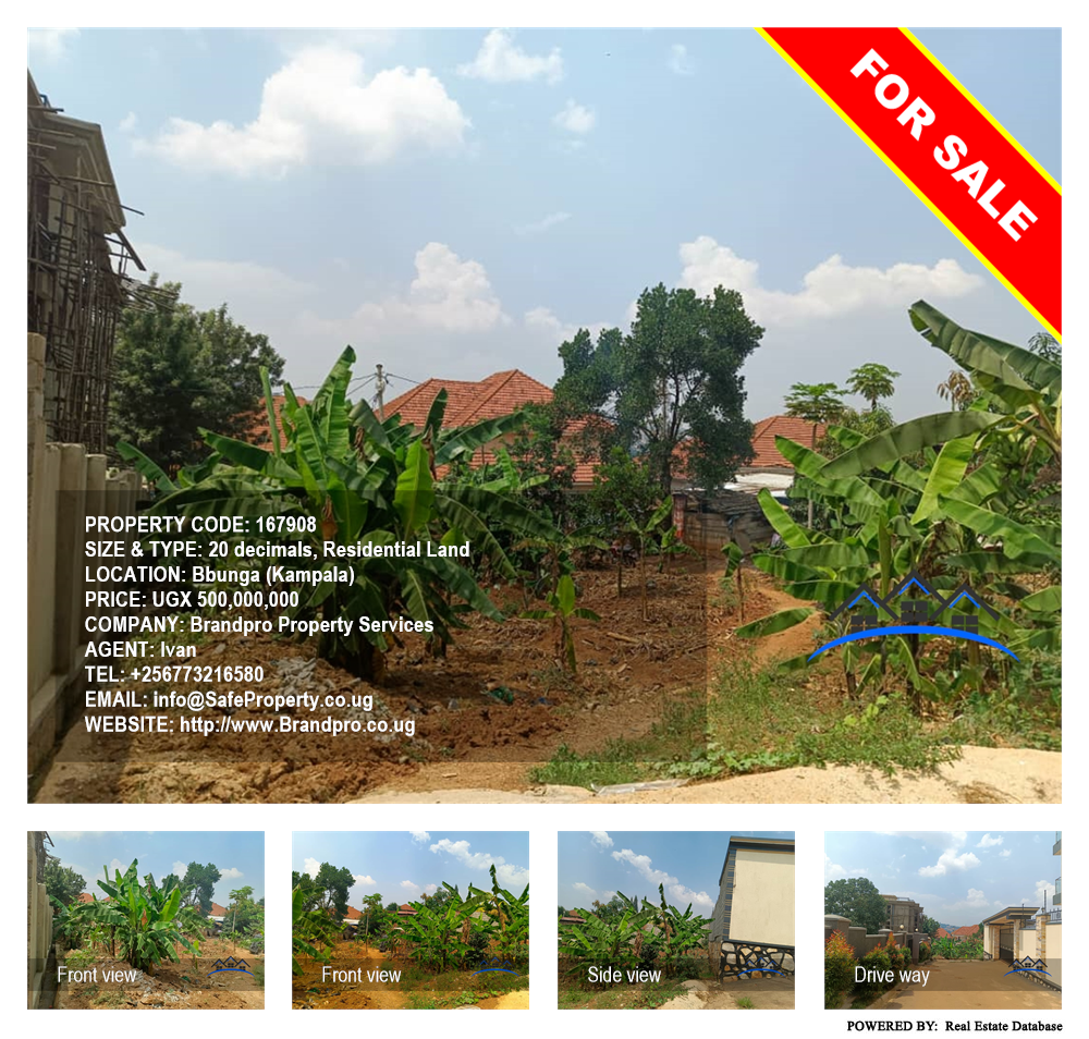 Residential Land  for sale in Bbunga Kampala Uganda, code: 167908