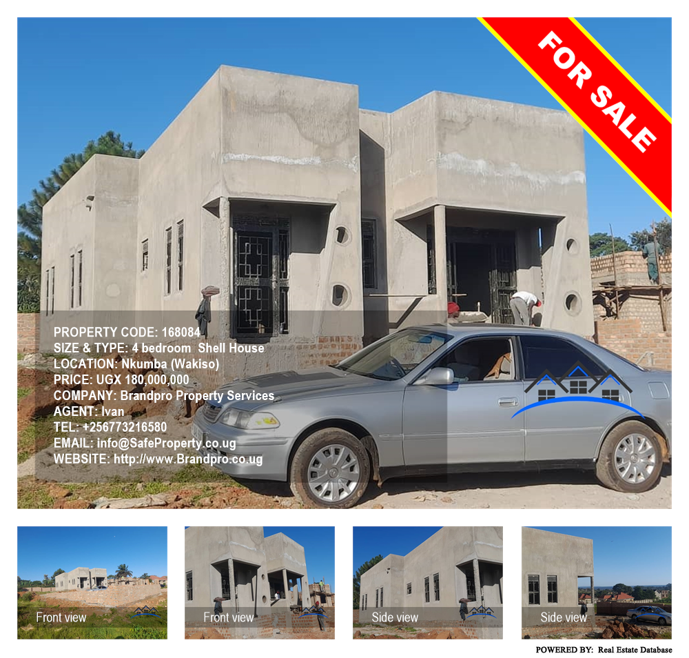 4 bedroom Shell House  for sale in Nkumba Wakiso Uganda, code: 168084