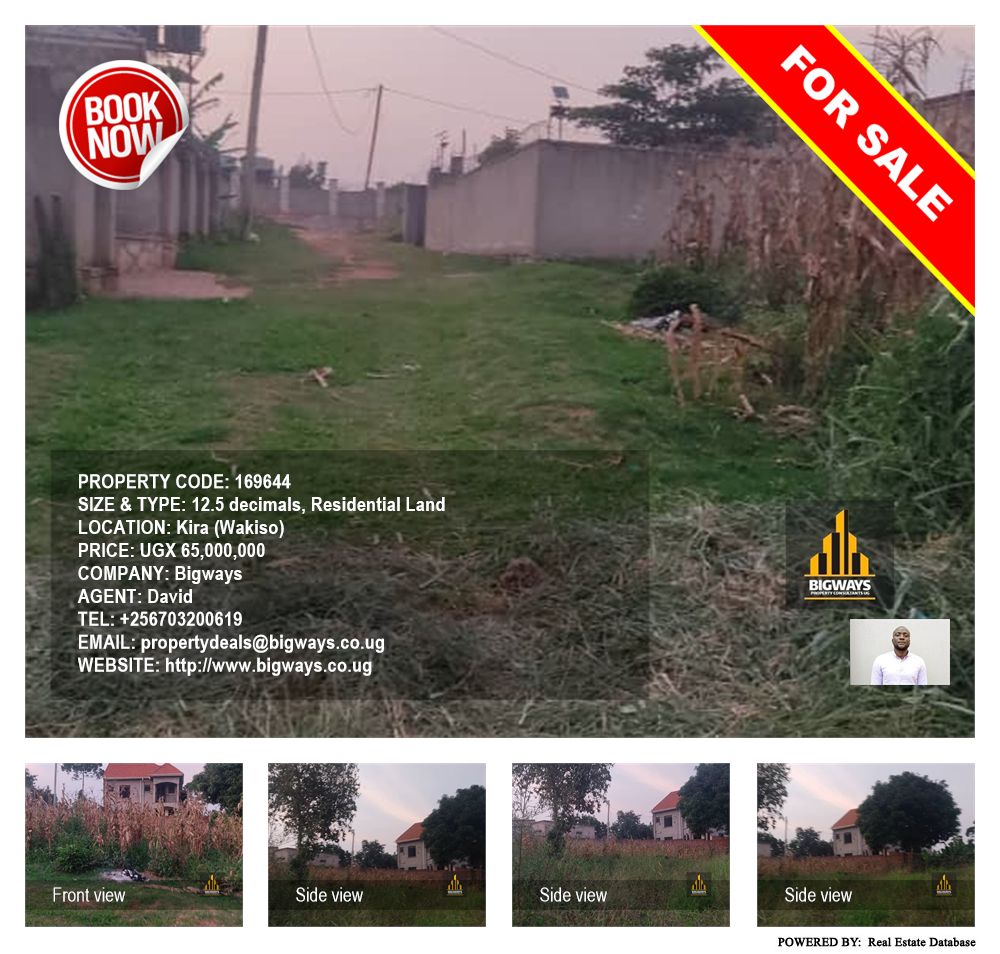Residential Land  for sale in Kira Wakiso Uganda, code: 169644