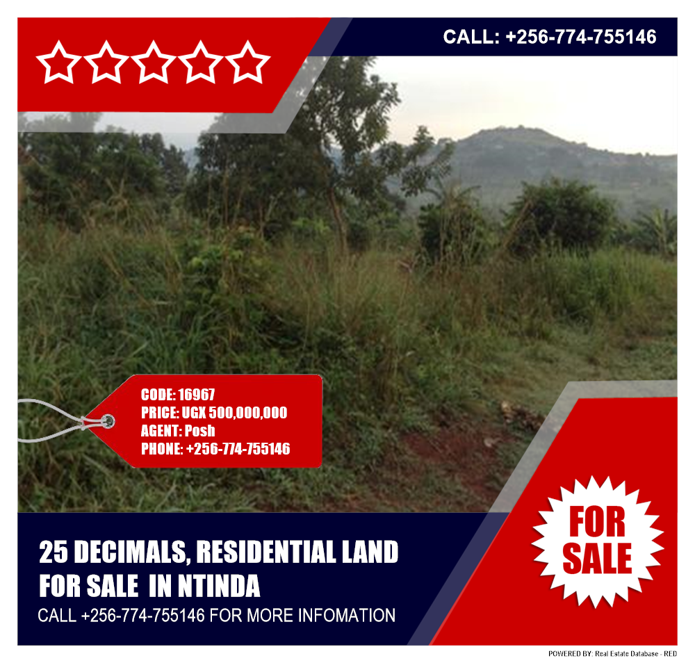 Residential Land  for sale in Ntinda Kampala Uganda, code: 16967