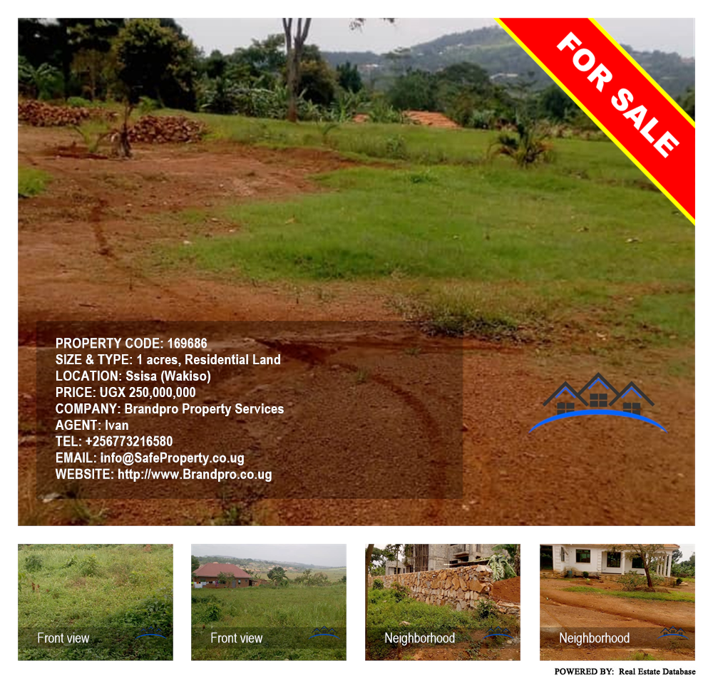 Residential Land  for sale in Ssisa Wakiso Uganda, code: 169686