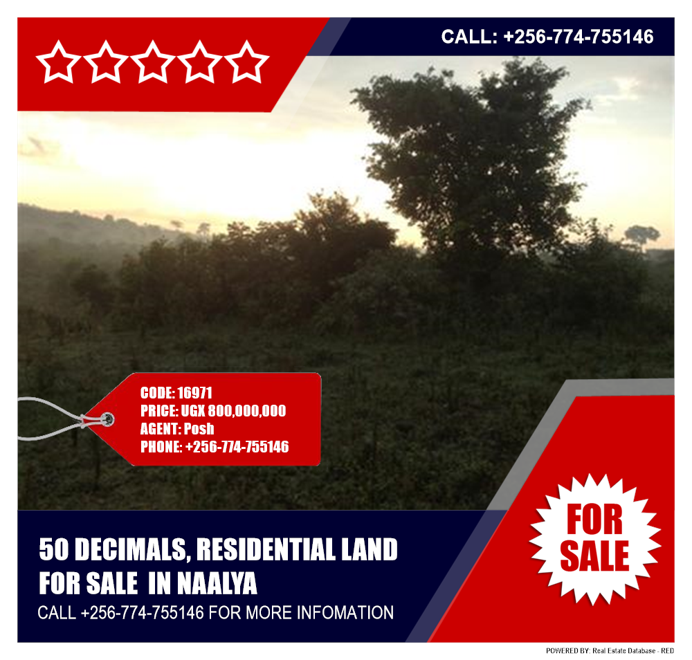 Residential Land  for sale in Naalya Kampala Uganda, code: 16971