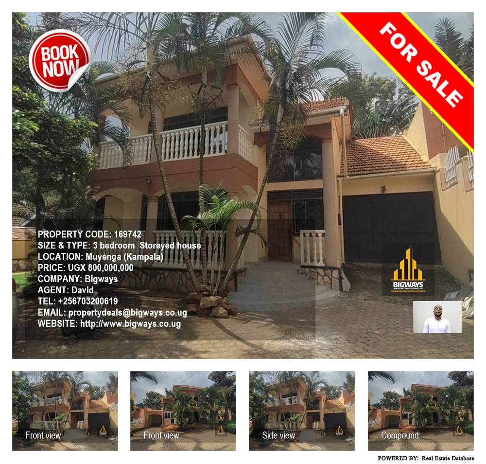 3 bedroom Storeyed house  for sale in Muyenga Kampala Uganda, code: 169742