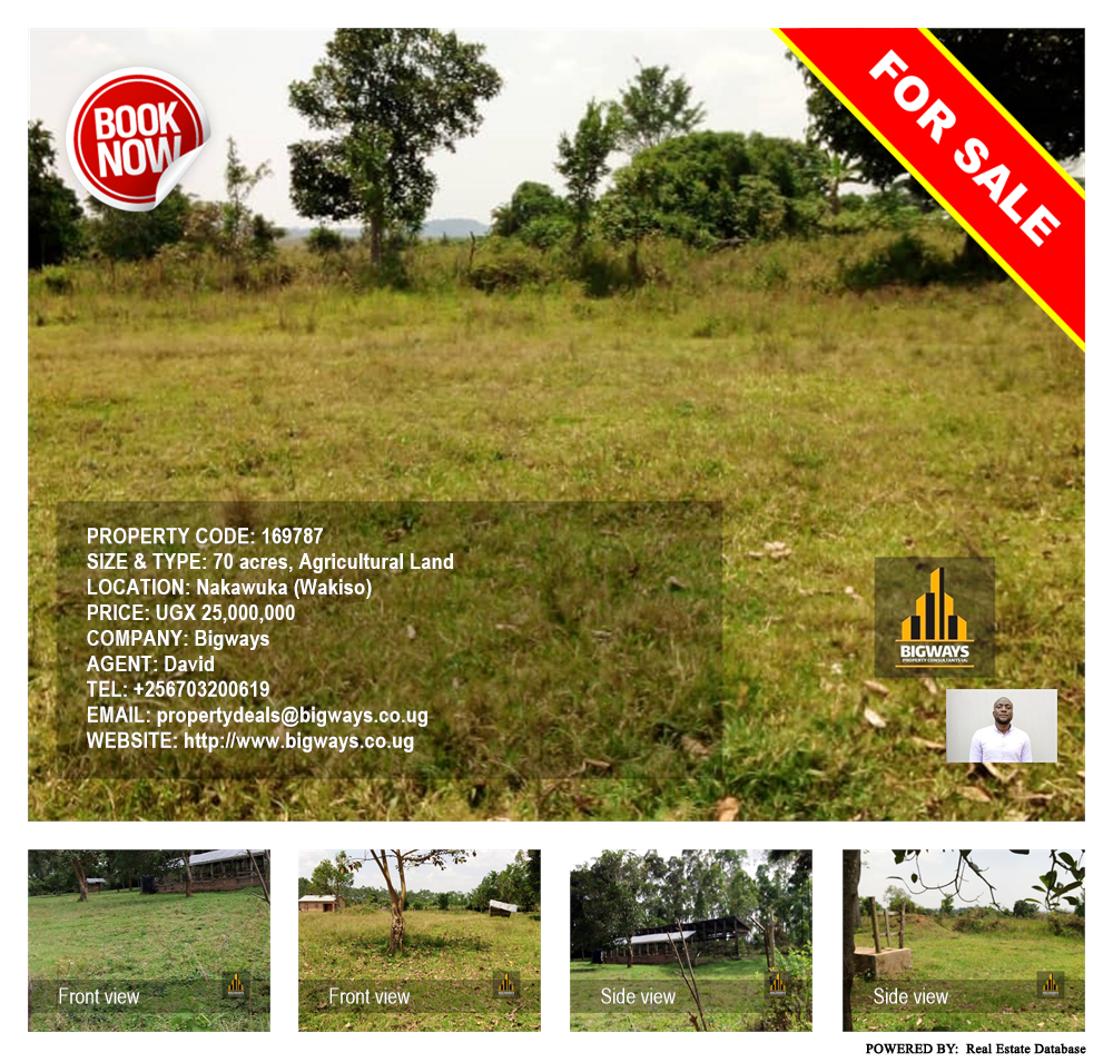 Agricultural Land  for sale in Nakawuka Wakiso Uganda, code: 169787
