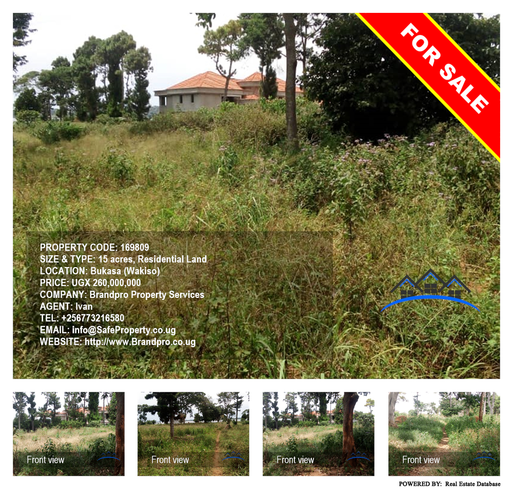 Residential Land  for sale in Bukasa Wakiso Uganda, code: 169809