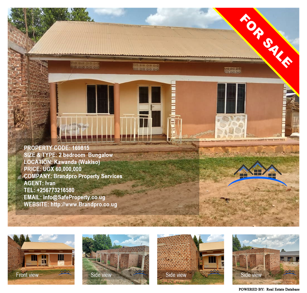 2 bedroom Bungalow  for sale in Kawanda Wakiso Uganda, code: 169815