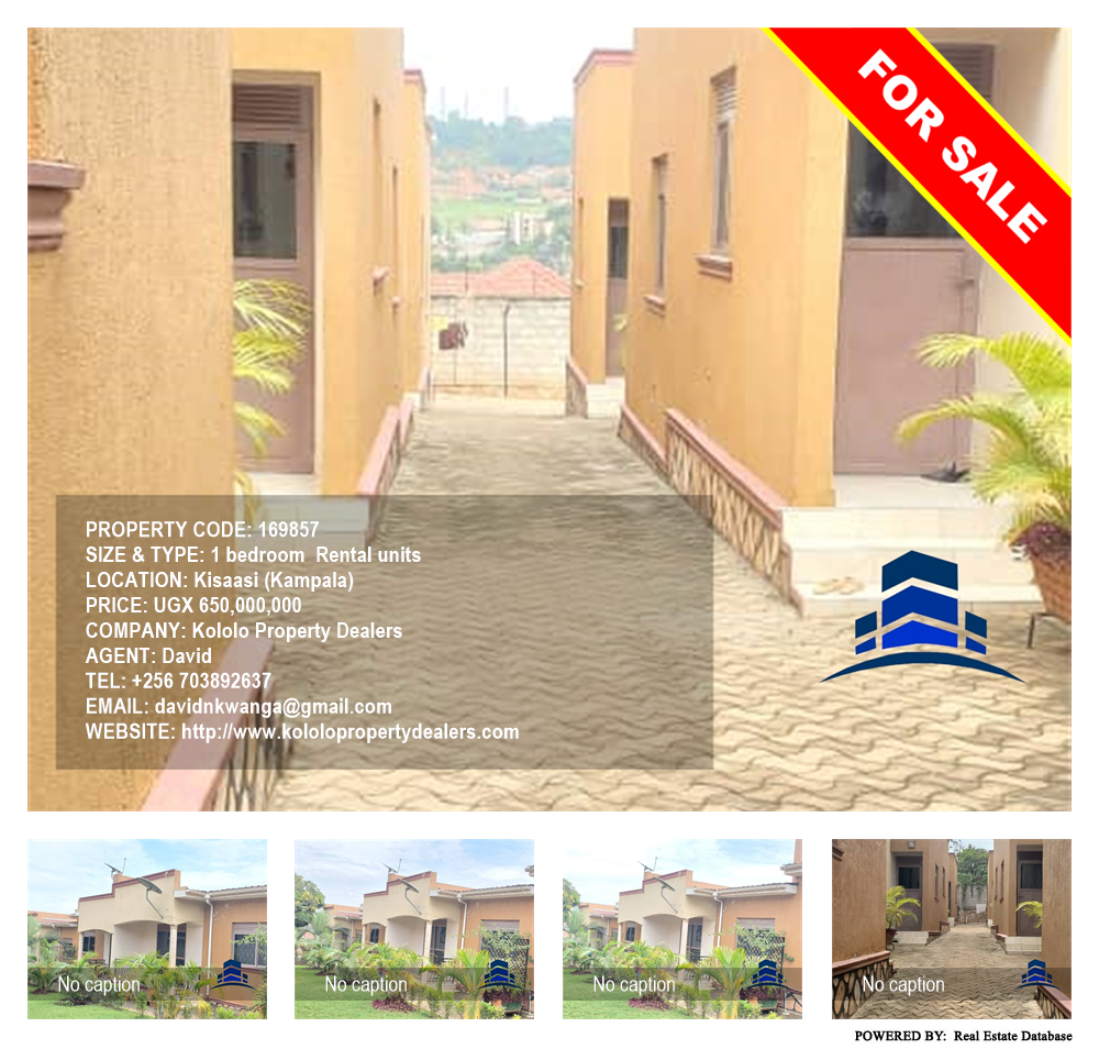 1 bedroom Rental units  for sale in Kisaasi Kampala Uganda, code: 169857