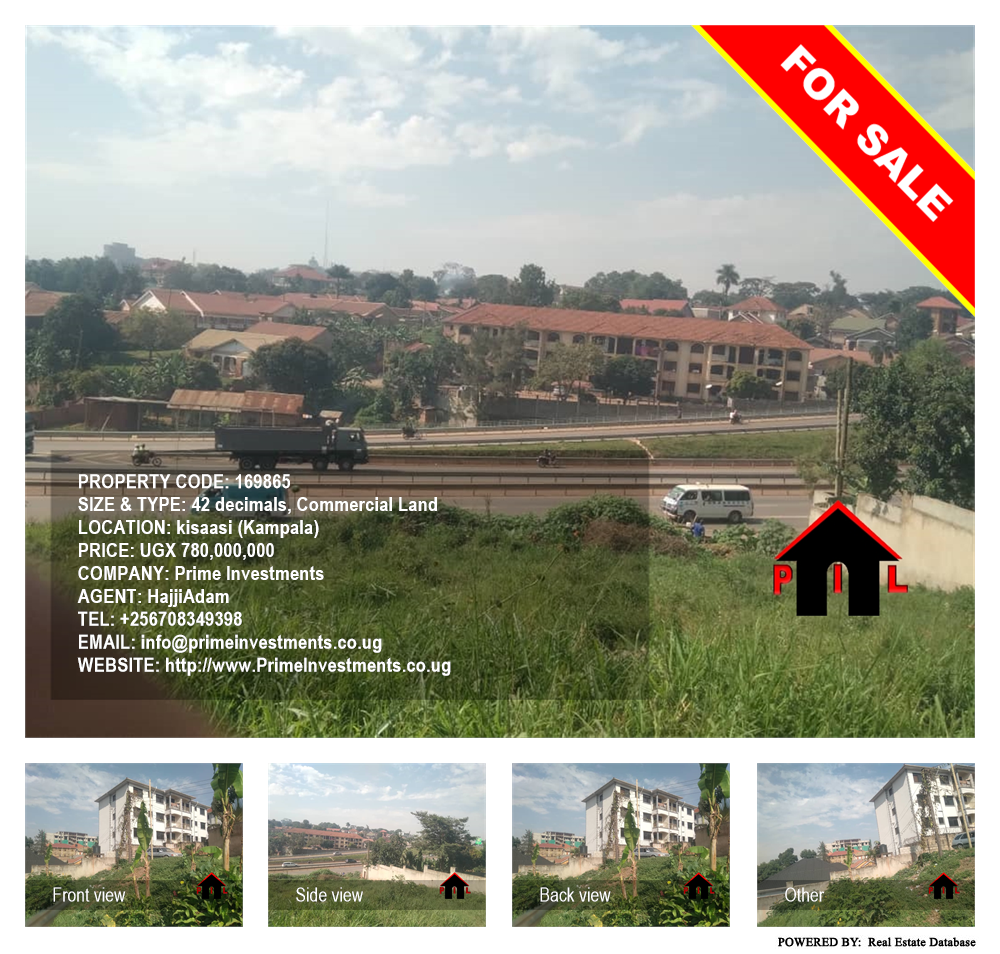Commercial Land  for sale in Kisaasi Kampala Uganda, code: 169865