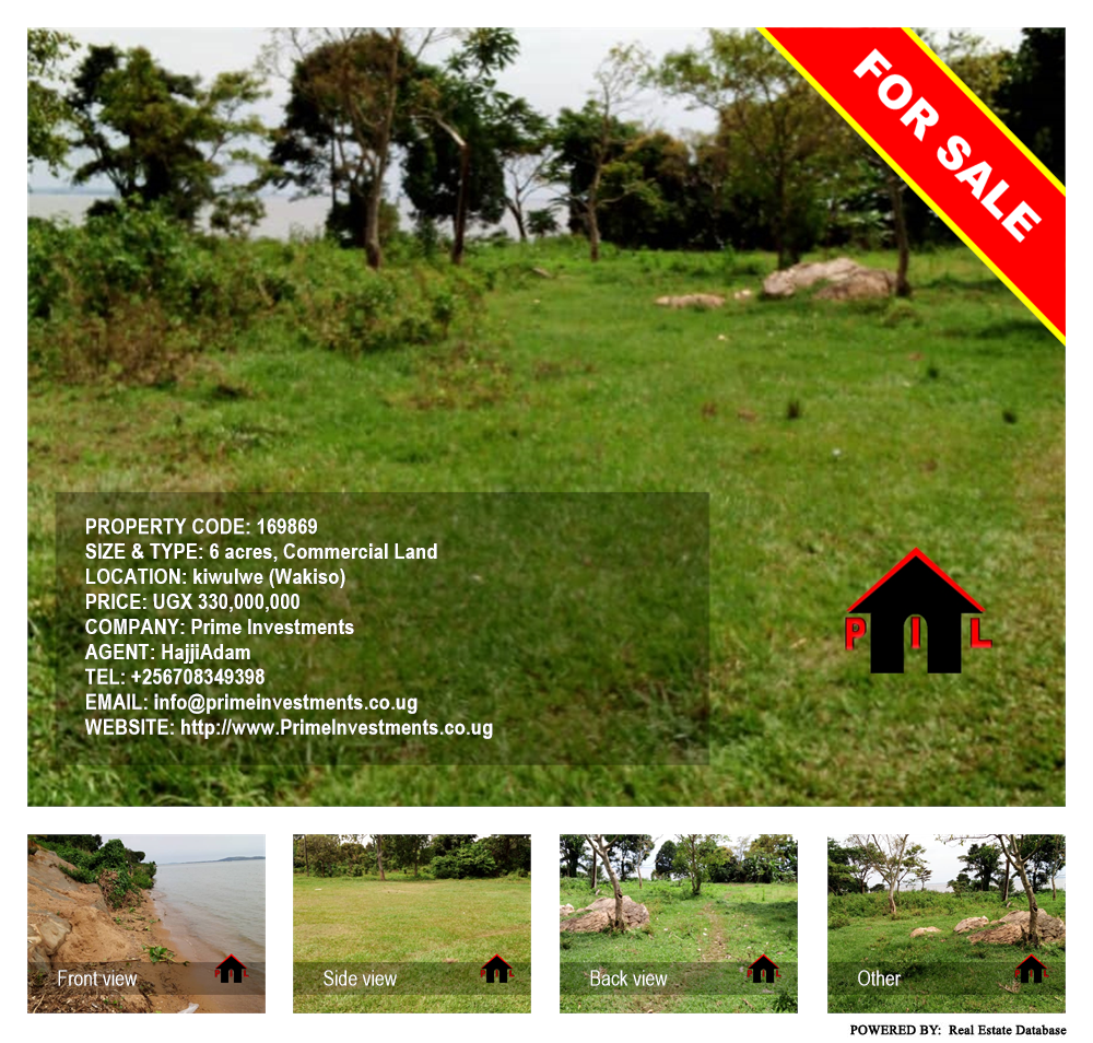 Commercial Land  for sale in Kiwulwe Wakiso Uganda, code: 169869