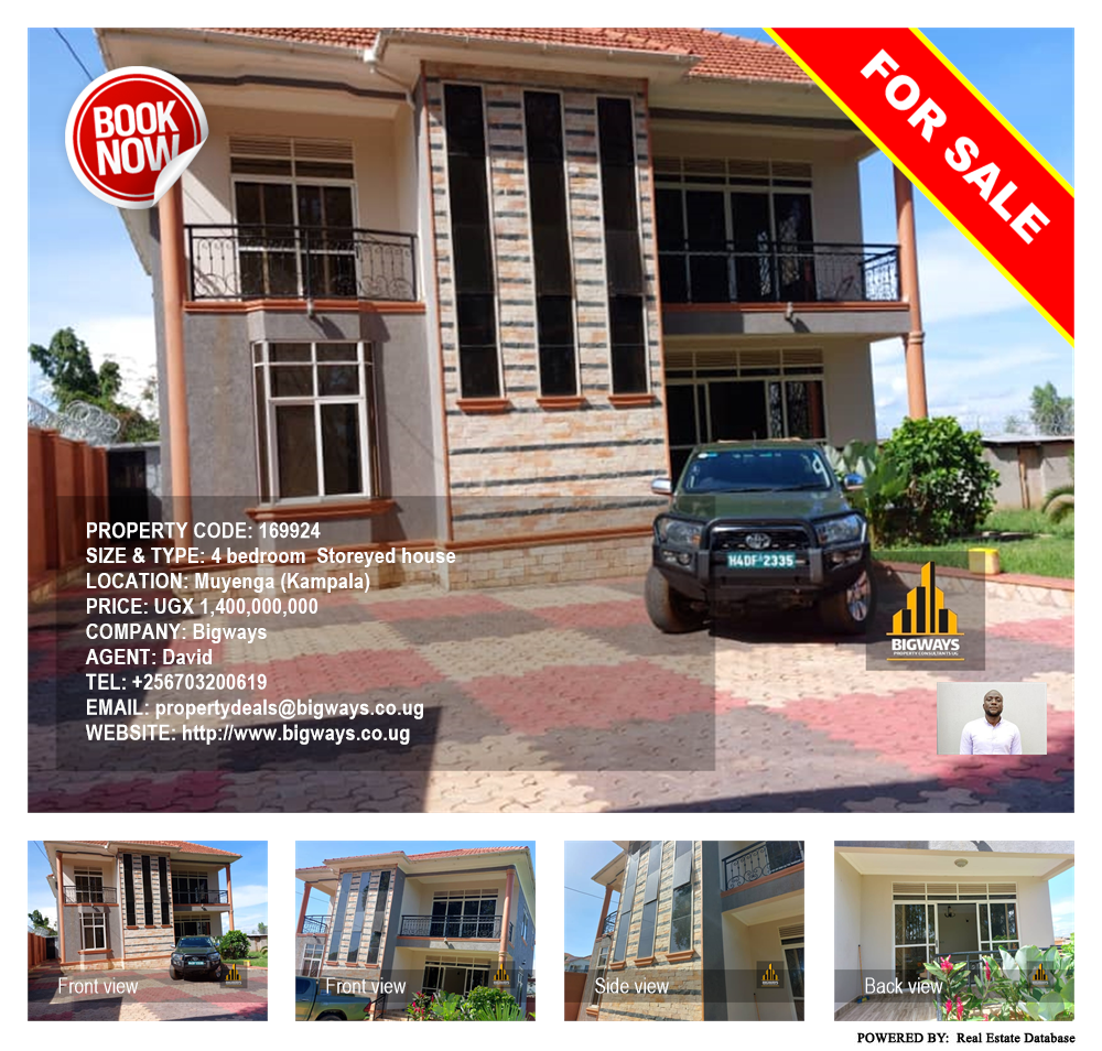 4 bedroom Storeyed house  for sale in Muyenga Kampala Uganda, code: 169924