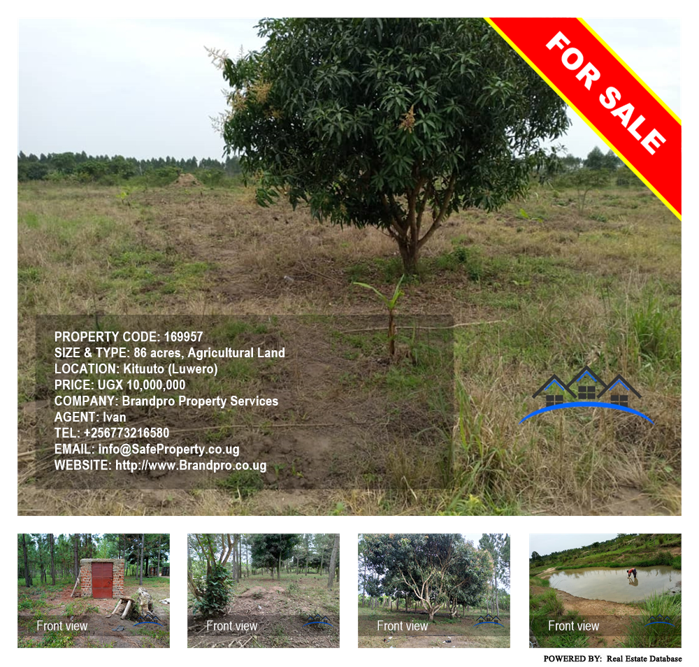 Agricultural Land  for sale in Kituuto Luweero Uganda, code: 169957
