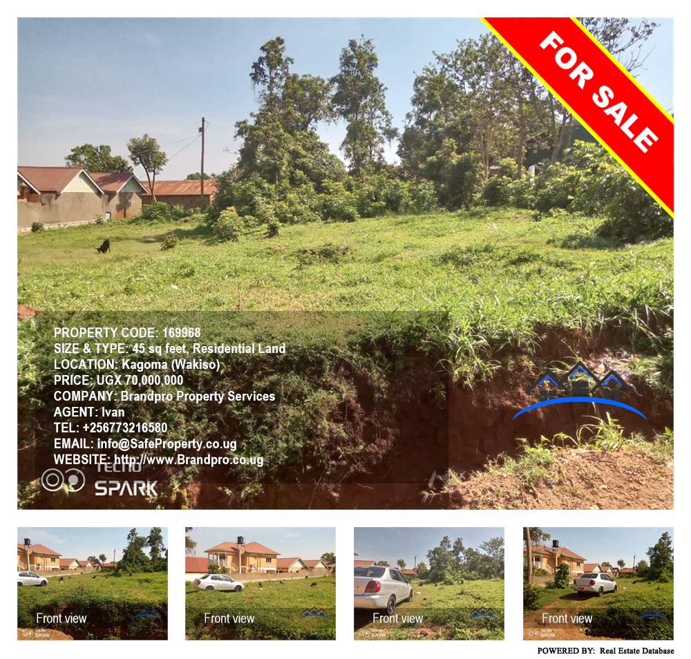Residential Land  for sale in Kagoma Wakiso Uganda, code: 169968