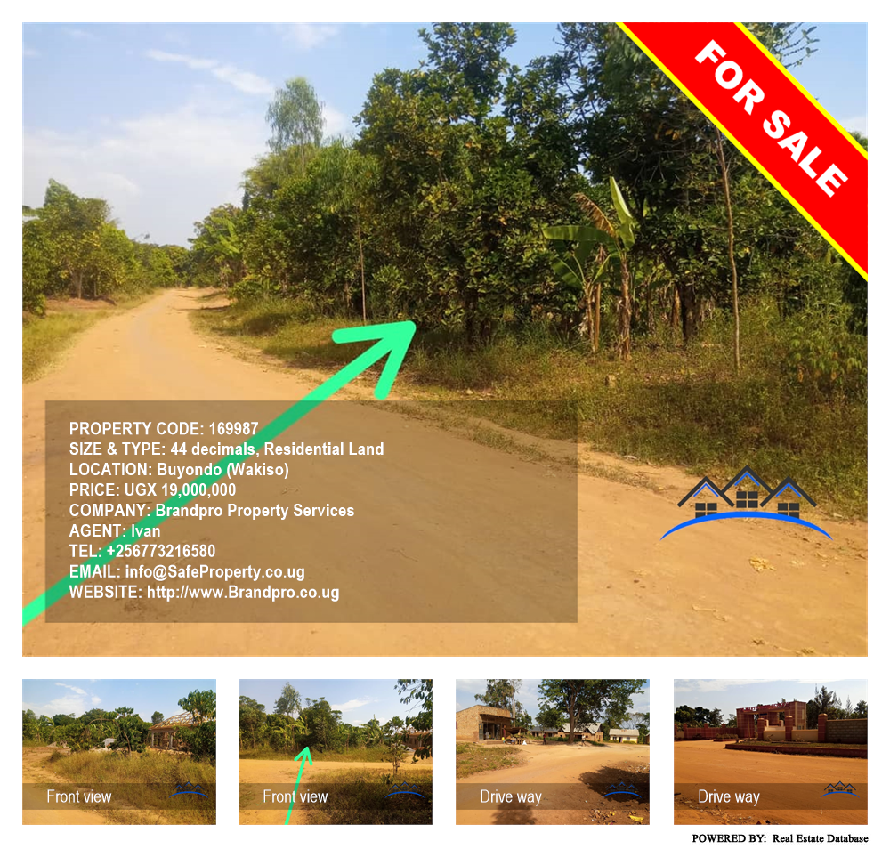 Residential Land  for sale in Buyondo Wakiso Uganda, code: 169987
