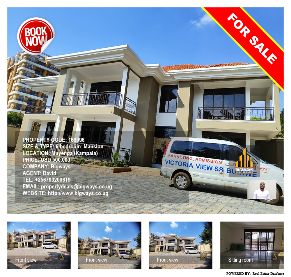 6 bedroom Mansion  for sale in Muyenga Kampala Uganda, code: 169996