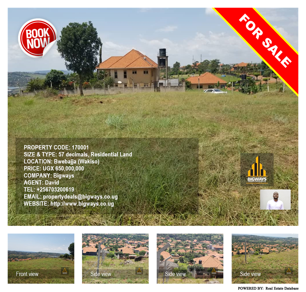 Residential Land  for sale in Bwebajja Wakiso Uganda, code: 170001