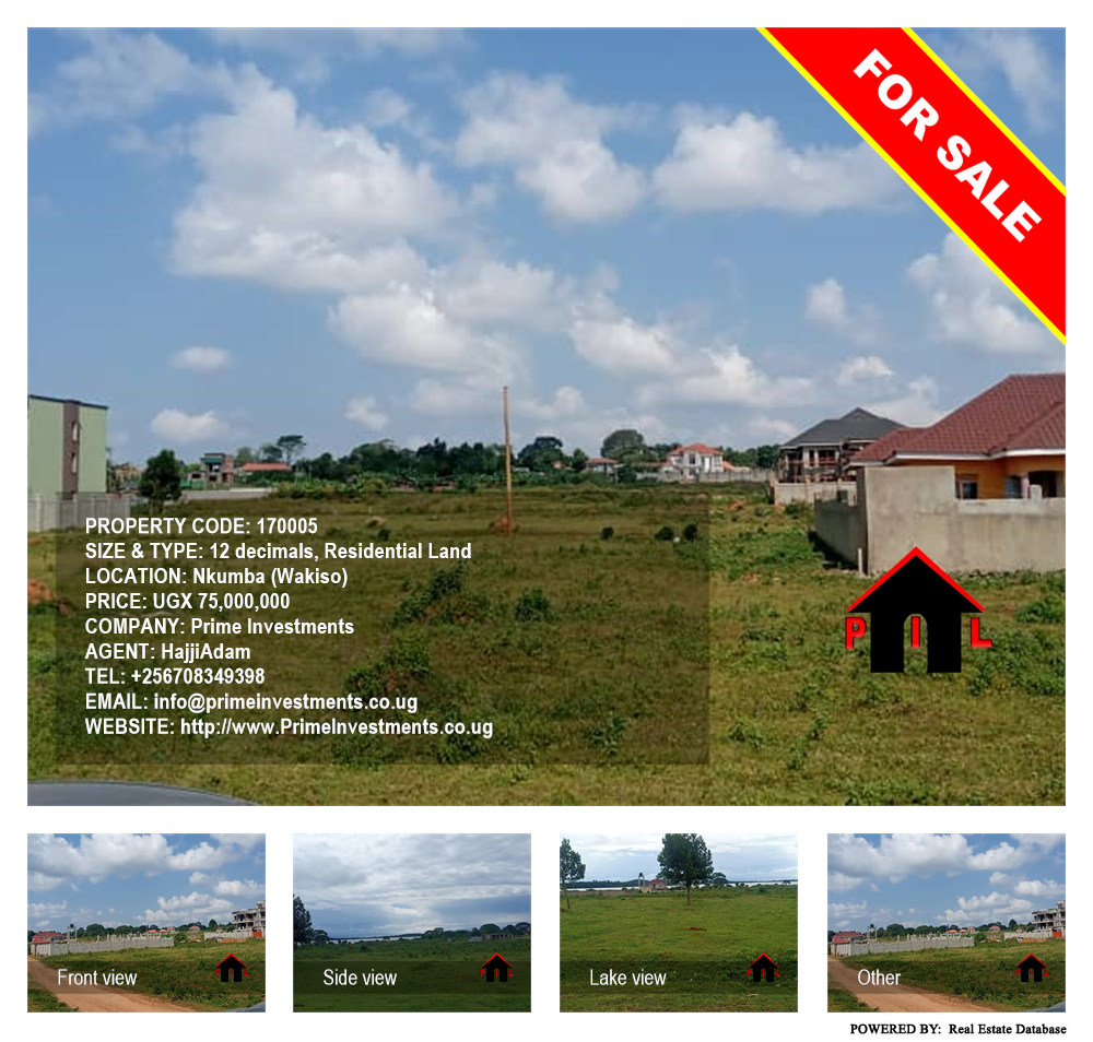 Residential Land  for sale in Nkumba Wakiso Uganda, code: 170005