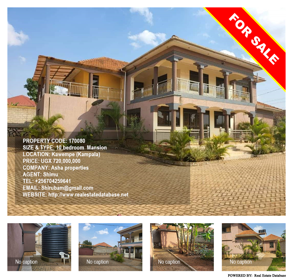 10 bedroom Mansion  for sale in Kawempe Kampala Uganda, code: 170080