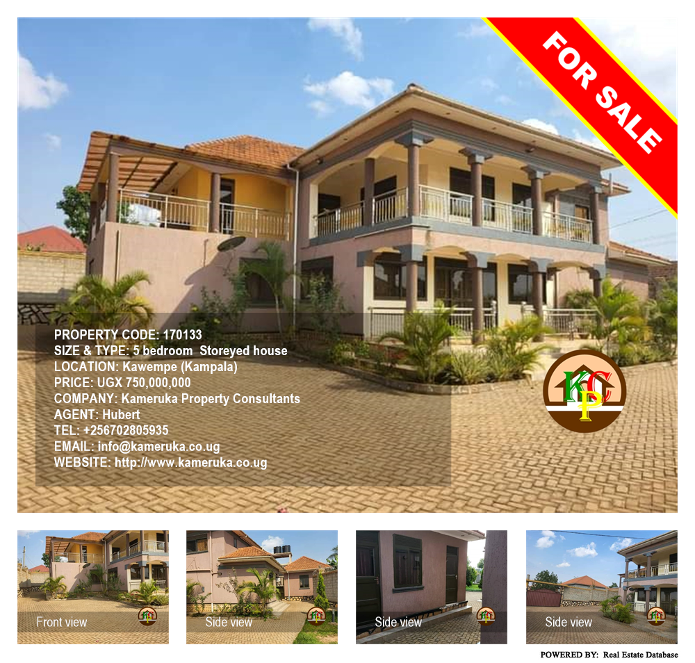 5 bedroom Storeyed house  for sale in Kawempe Kampala Uganda, code: 170133