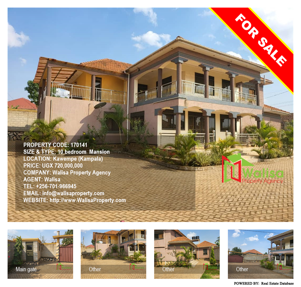 10 bedroom Mansion  for sale in Kawempe Kampala Uganda, code: 170141