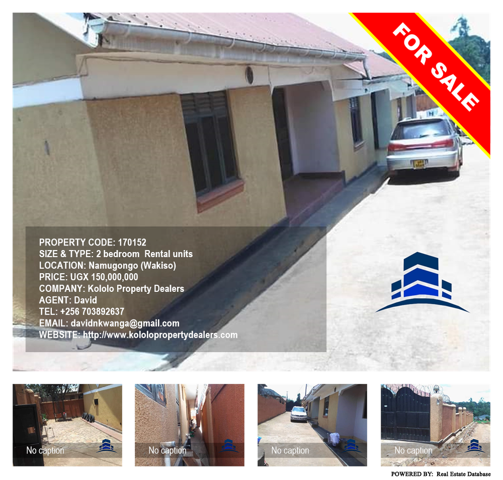 2 bedroom Rental units  for sale in Namugongo Wakiso Uganda, code: 170152