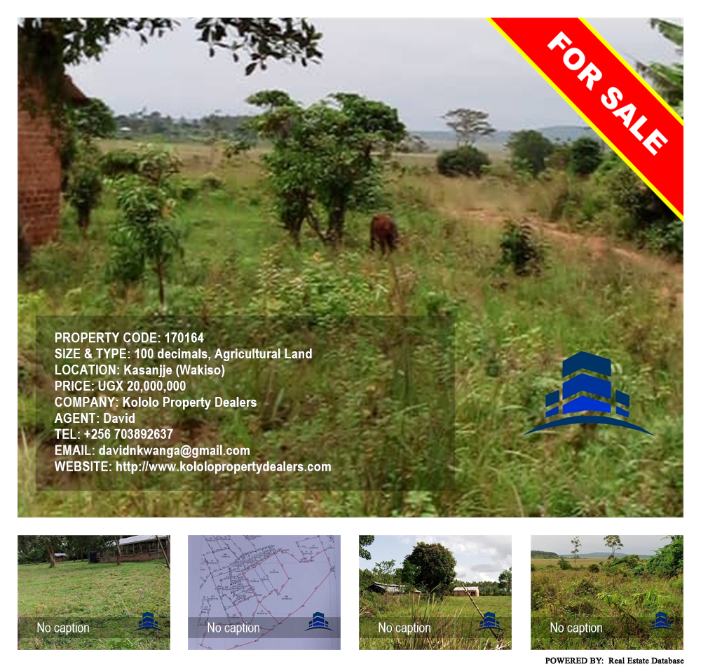 Agricultural Land  for sale in Kasanjje Wakiso Uganda, code: 170164