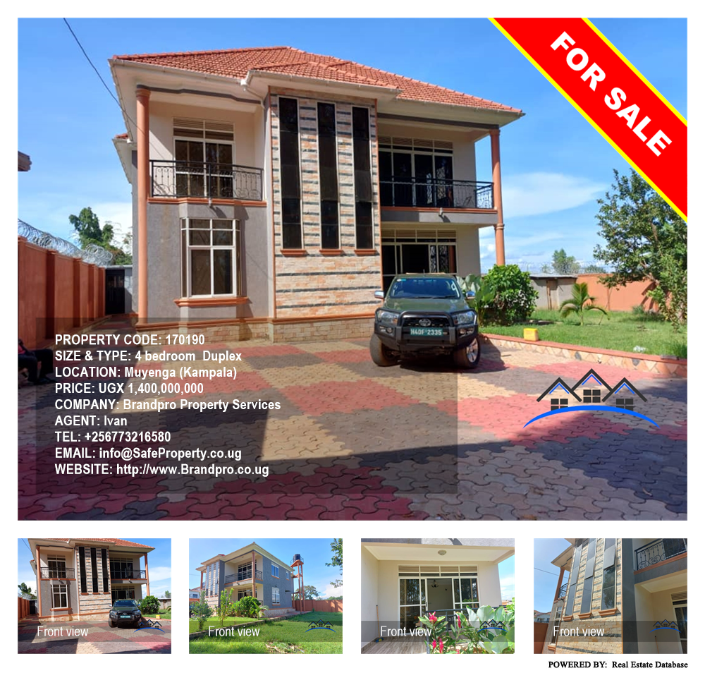 4 bedroom Duplex  for sale in Muyenga Kampala Uganda, code: 170190
