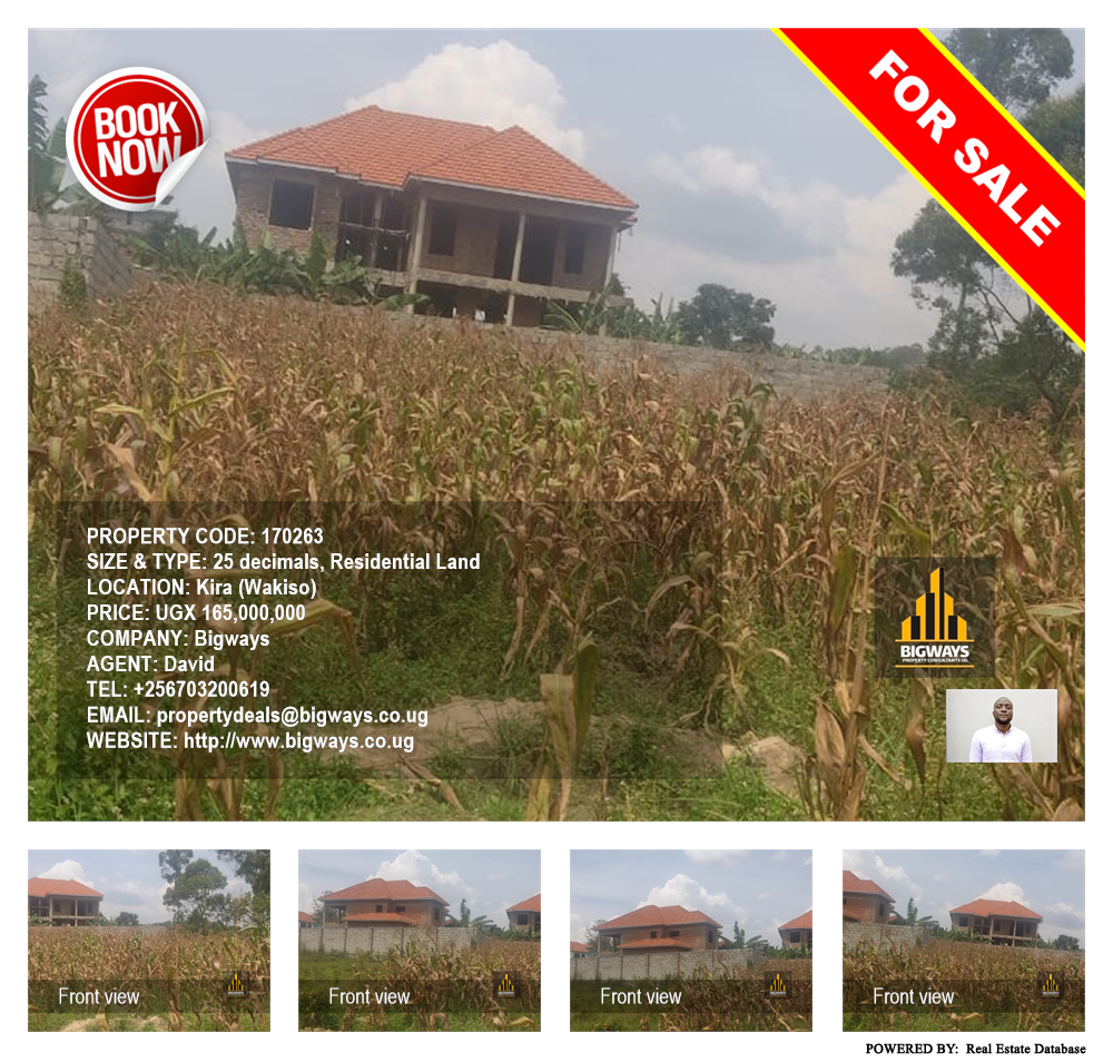Residential Land  for sale in Kira Wakiso Uganda, code: 170263