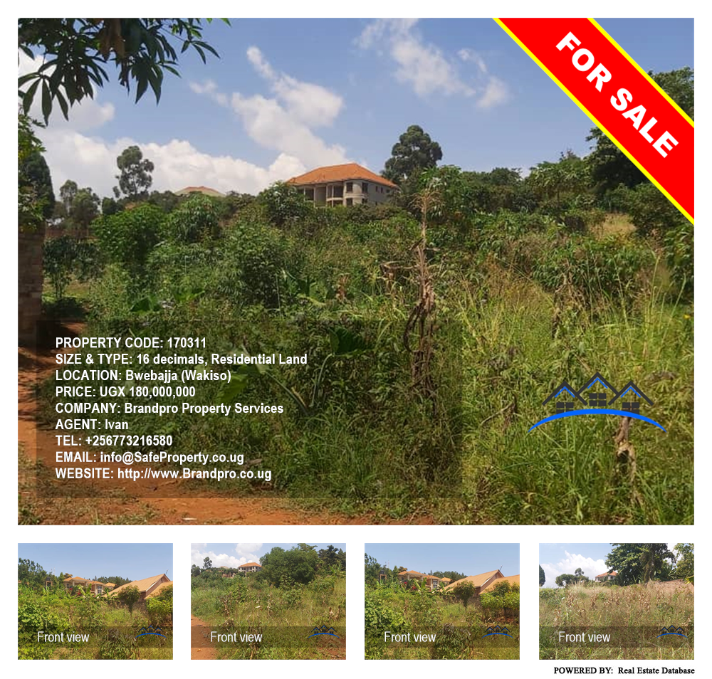 Residential Land  for sale in Bwebajja Wakiso Uganda, code: 170311