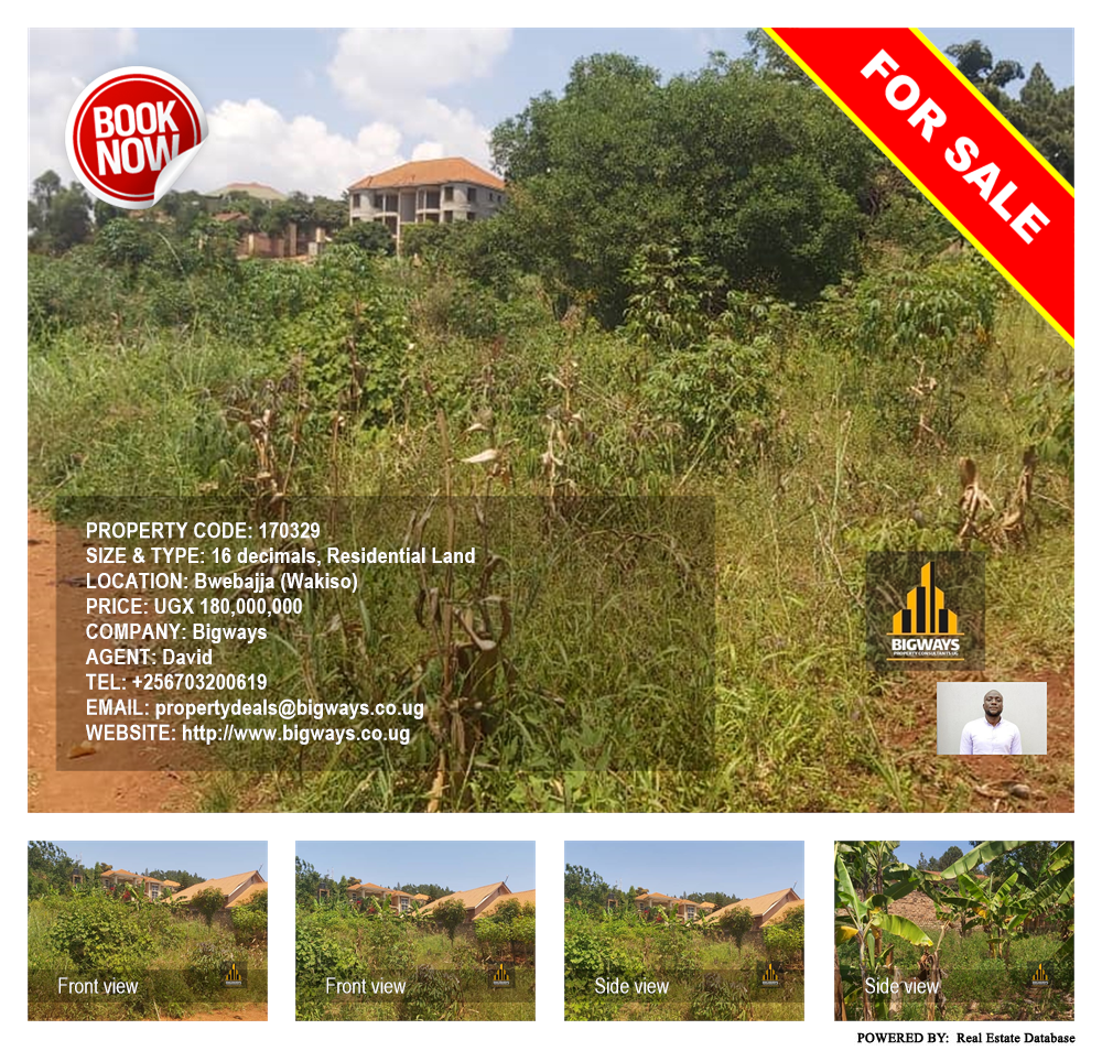 Residential Land  for sale in Bwebajja Wakiso Uganda, code: 170329