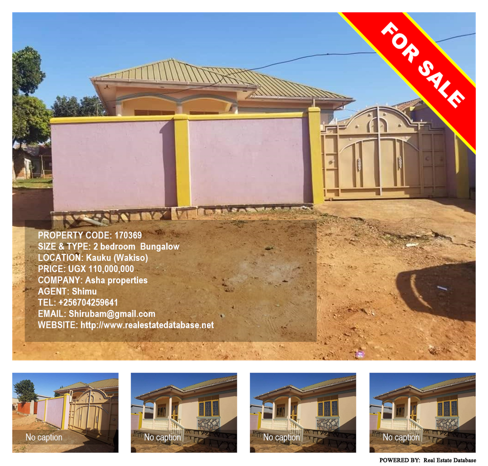 2 bedroom Bungalow  for sale in Kauku Wakiso Uganda, code: 170369