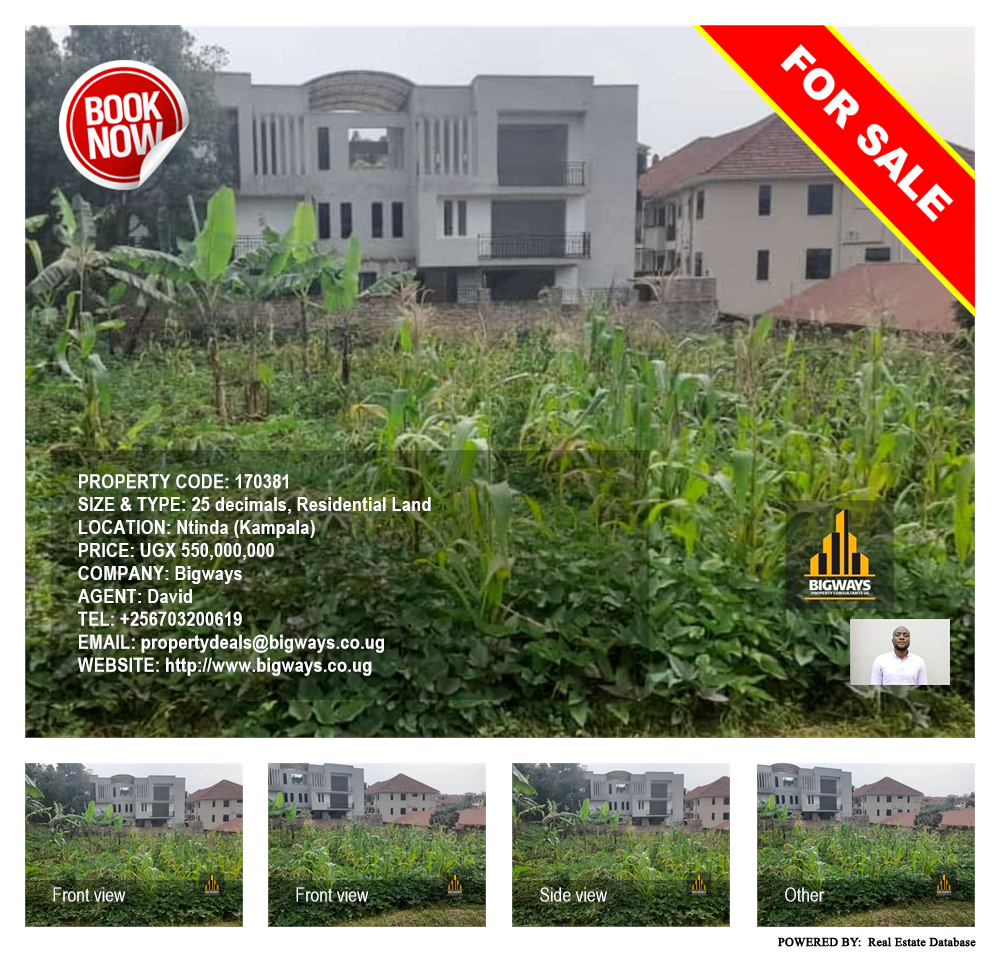 Residential Land  for sale in Ntinda Kampala Uganda, code: 170381